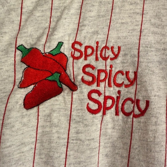 Vintage “Spicy” Baseball Jersey 🌶️ - Picture 6 of 7